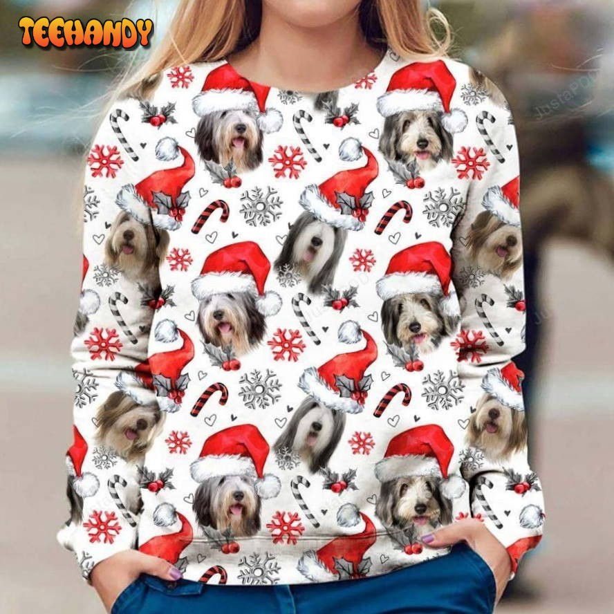 Bearded Collie Ugly Sweater, Ugly Sweater, Christmas Sweaters