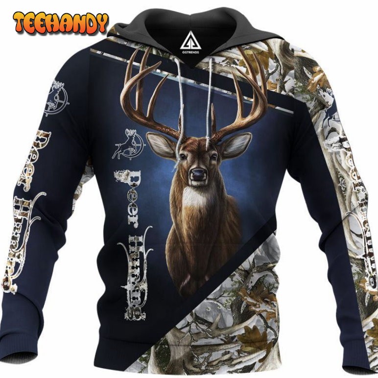 Beautiful Deer Hunting 3D Hoodie All Over Printed Hoodie