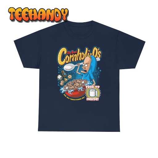 Beavis and Buttheads Cornholi-O’s Free TP Inside Ceral Box Inspired Shirt