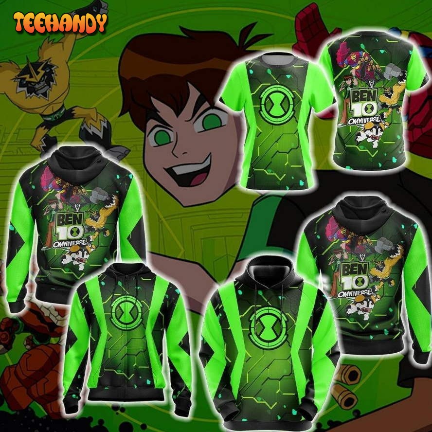 Ben 10 – Omniverse Unisex 3D Hoodie All Over Print Hoodie