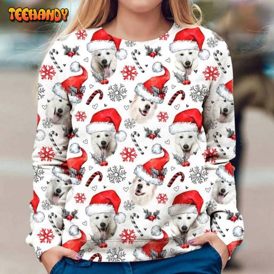 Berger Blanc Suisse Christmas Ugly Sweater, Ugly Sweater, Christmas Sweaters