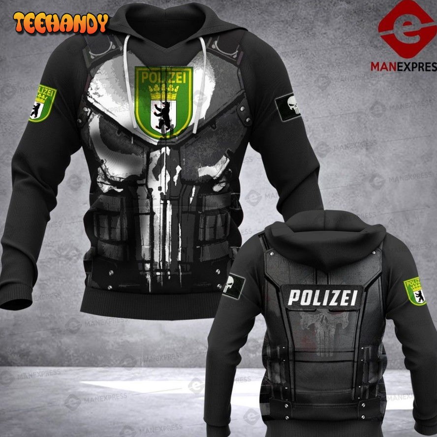 Berlin Police 3D Hoodie For Men For Women All Over Printed Hoodie