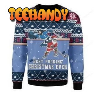Best Pucking Christmas Ever Ugly Christmas Sweater, Ugly Sweater