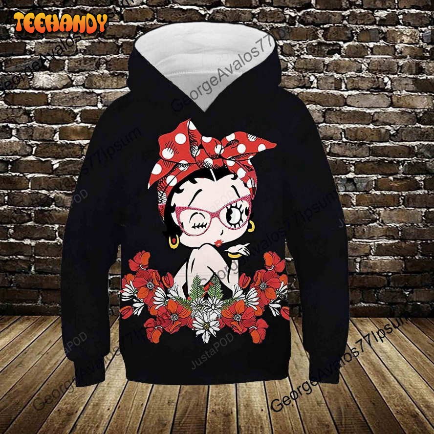 Betty Boop 3D Hoodie 3D All Over Printed Hoodie