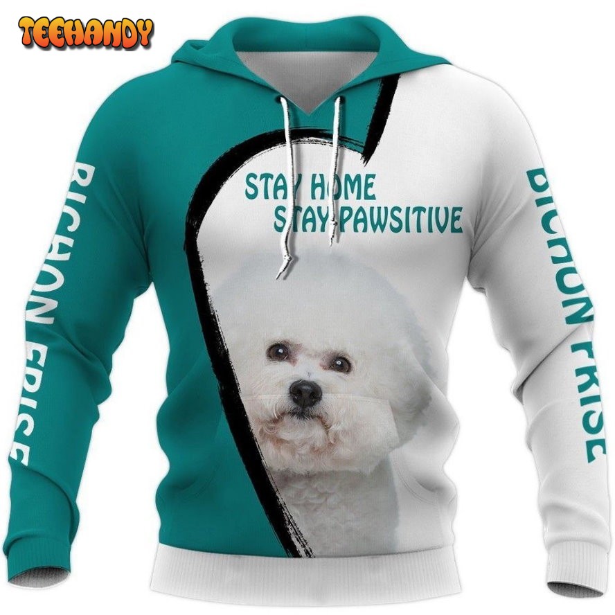 Bichon Frise Pawsitive 3D Hoodie For Men For Women All Over Printed Hoodie