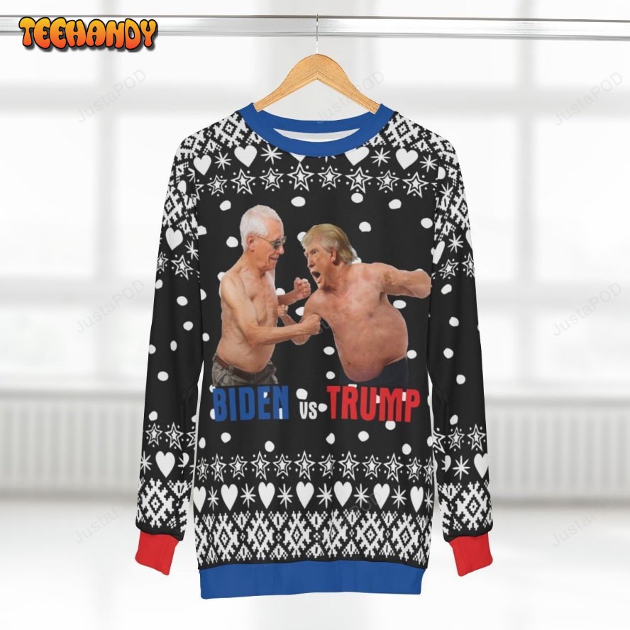 Biden vs Trump Battle For The Soul Of The Nation 3D Ugly Sweater