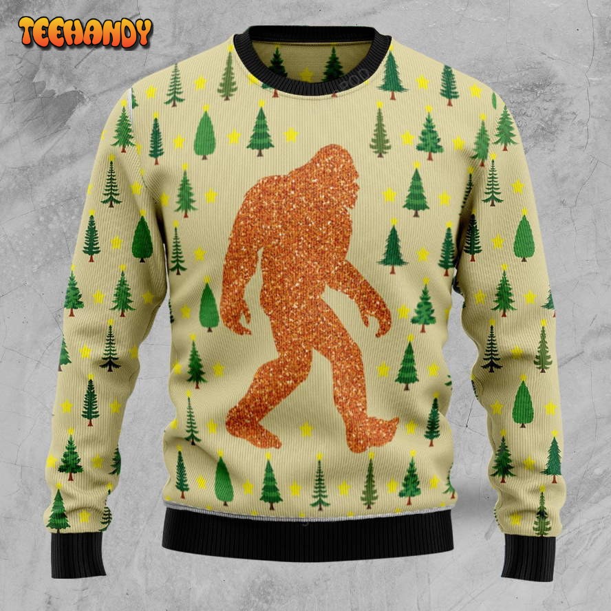 Bigfoot Sasquatch Ugly Christmas Sweater, Ugly Sweater, Christmas Sweaters