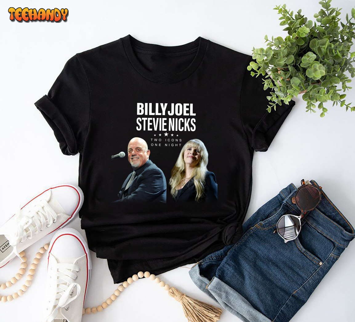 Billy Joel Stevie Nick Tour Tshirt, Billy Joel Tour Merch Shirt