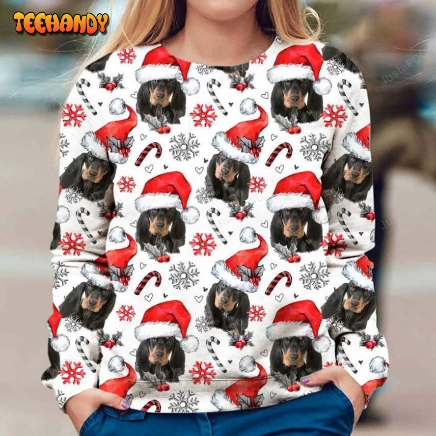 Black And Tan Coonhound Christmas Ugly Sweater, Ugly Sweater