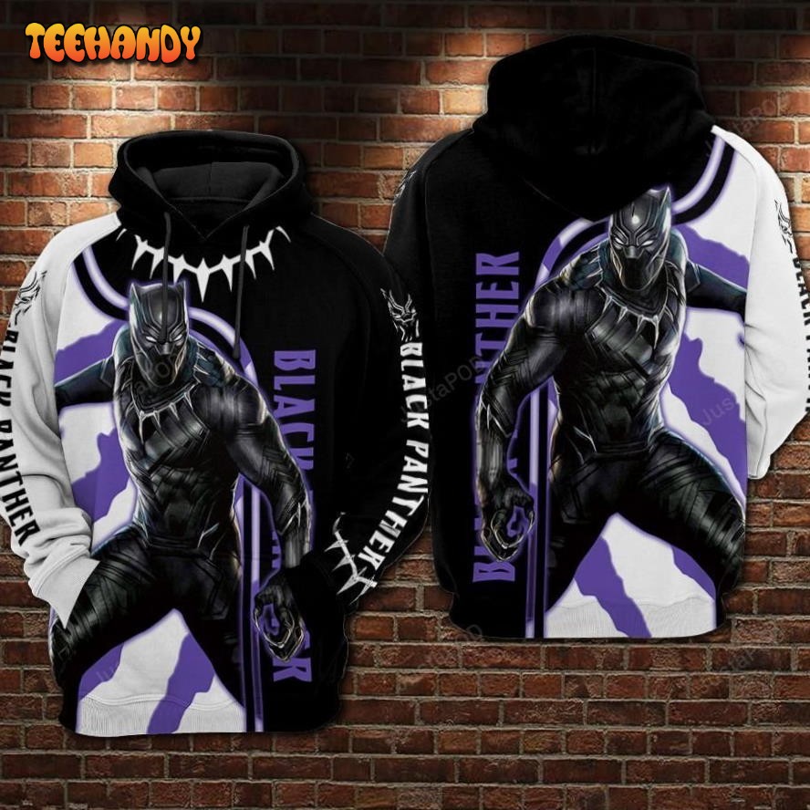 Black Panther Marvel Comics Walt Disney 3d Hoodie For Men For Women