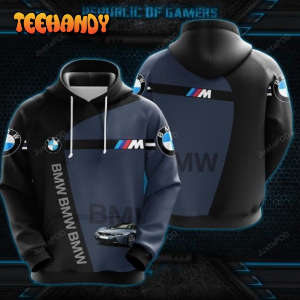 BMW Car Logo Men and Women 3D Hoodie and Zip Hoodie BMW Car Logo 3D