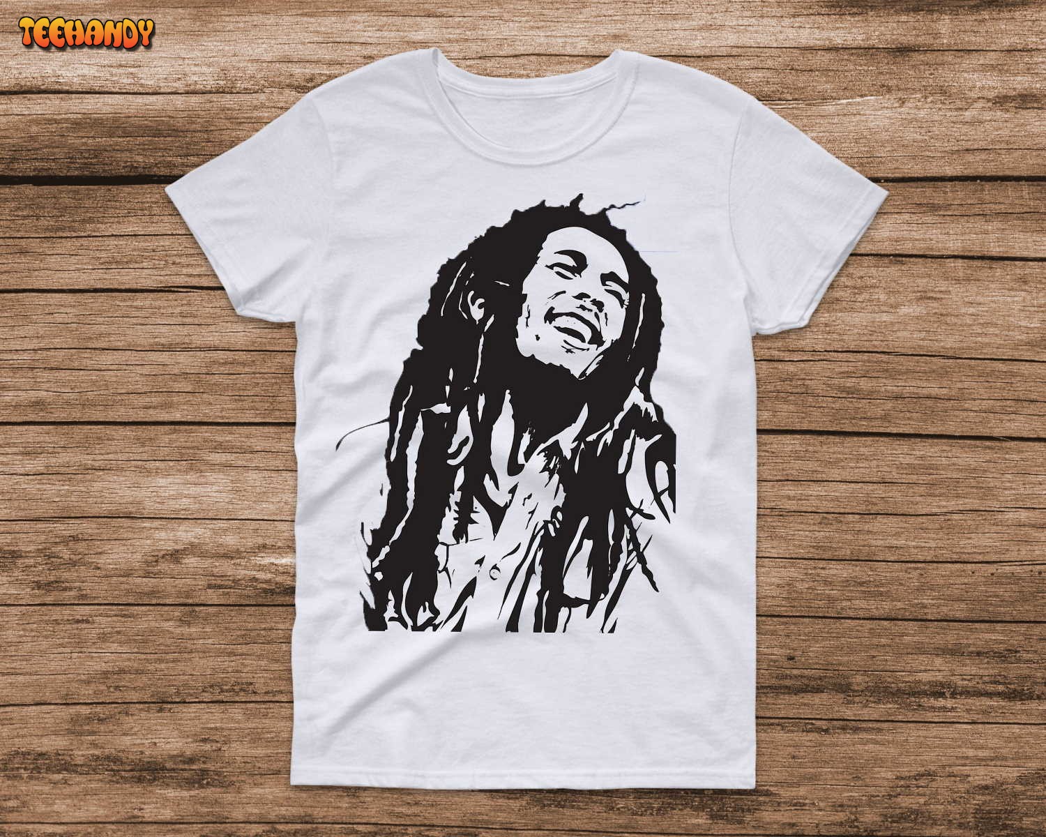 Bob Marley Art T-Shirt Comfort Color Bob Marley Vibes Shirt