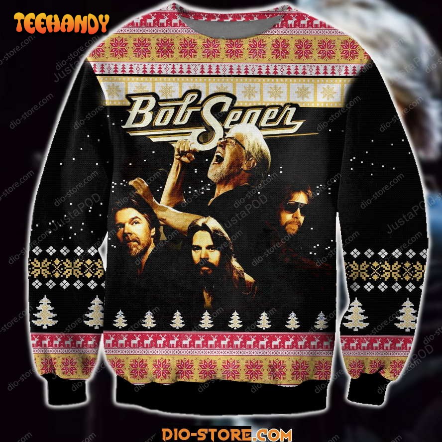 Bob Seger 3d Print Ugly Sweater, Ugly Sweater, Christmas Sweaters, Hoodie, Sweater