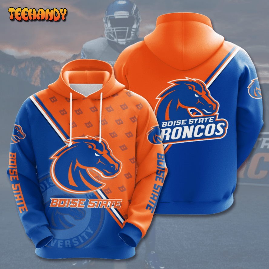 BOISE STATE BRONCOS 3D Hoodie For Men For Women