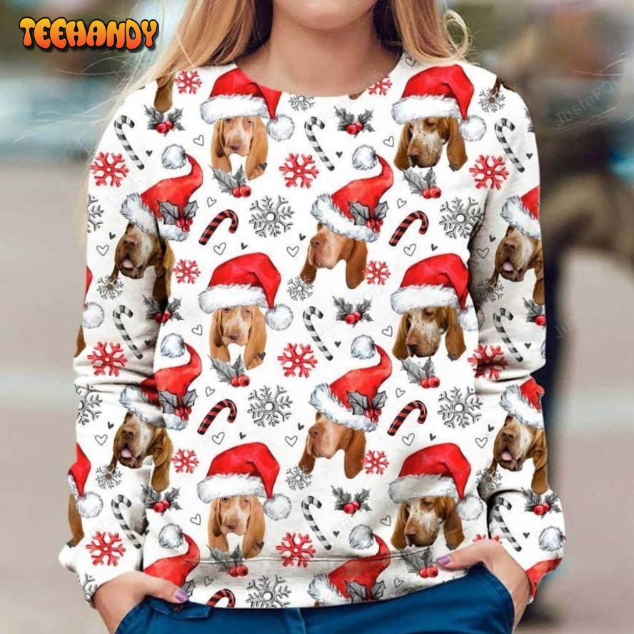 Bracco Italiano Dog Ugly Sweater, Ugly Sweater, Christmas Sweaters