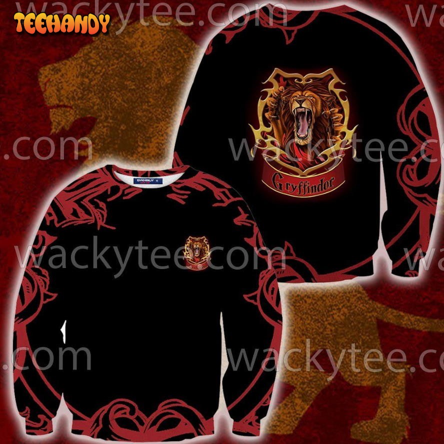 Brave Like A Gryffindor Harry Potter Ugly Christmas Sweater, Ugly Sweater