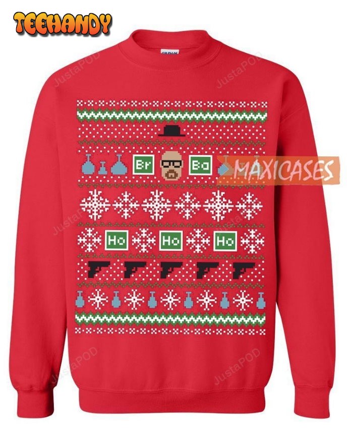 Breaking Bad Heisenberg Ugly Christmas Sweater, Ugly Sweater