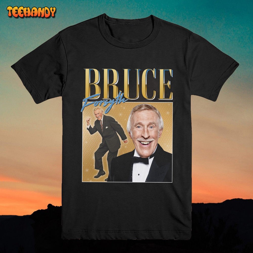 Bruce Forsyth T-shirt Vintage Homage Top Shirt