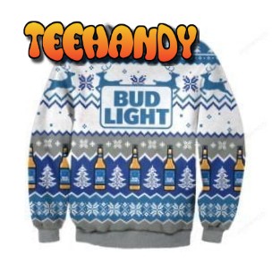 Bud Light Knitting Ugly Christmas Sweater, All Over Print Sweatshirt