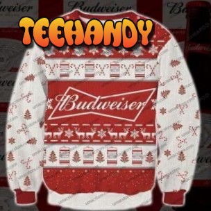 Budweiser Ugly Christmas Sweater, All Over Print Sweatshirt, Ugly Sweater