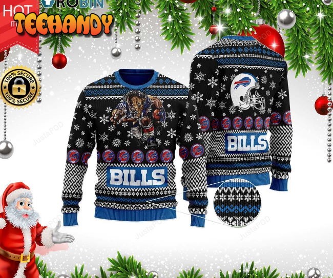 Buffalo Bills Football Ugly Christmas Sweater, All Over Print Sweatshirt