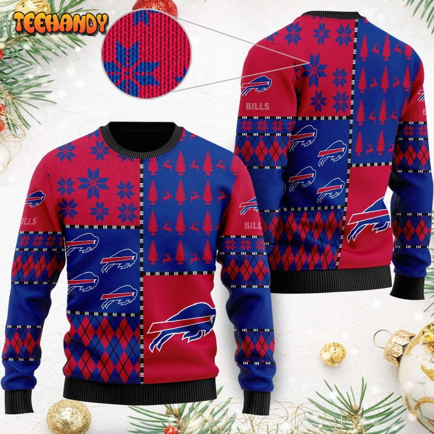 Buffalo Bills Ugly Christmas Sweaters Best Christmas Gift For Bills Fans, Ugly Sweater