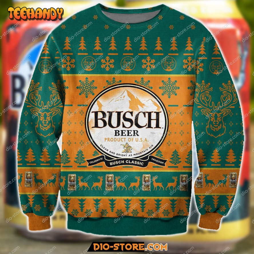 Busch Buck Hunter For Unisex Ugly Christmas Sweater, All Over Print Sweatshirt