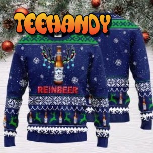 Busch Light Reinbeer Christmas Ugly Sweater, Ugly Sweater, Christmas Sweaters