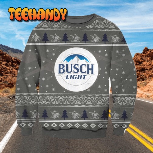 BUSCH LIGHT UGLY CHRISTMAS SWEATER, Ugly Sweater, Christmas Sweaters