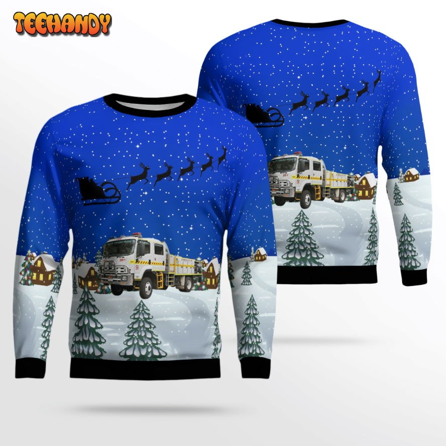 Bush Fire Service (BFS) Ugly Christmas Sweater, All Over Print Sweatshirt