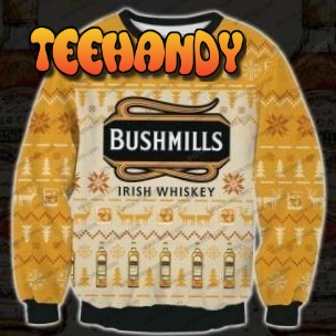 Bushmills Irish Whiskey Ugly Christmas Sweater, All Over Print Sweatshirt