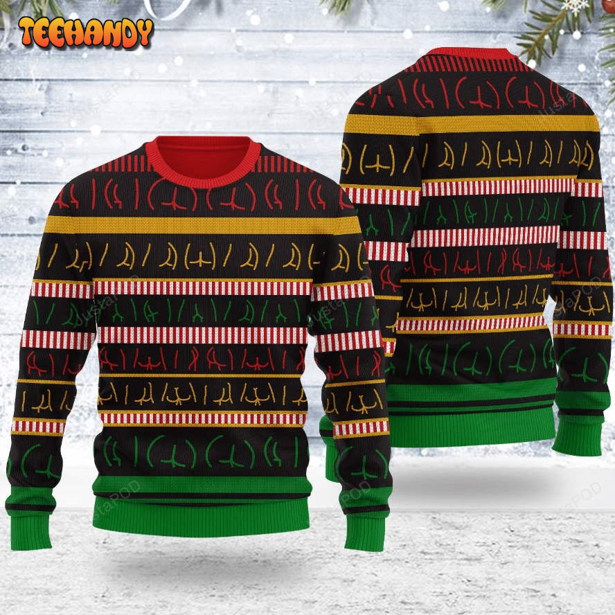 Butts Wall Ugly Christmas Sweater, All Over Print Sweatshirt, Ugly Sweater