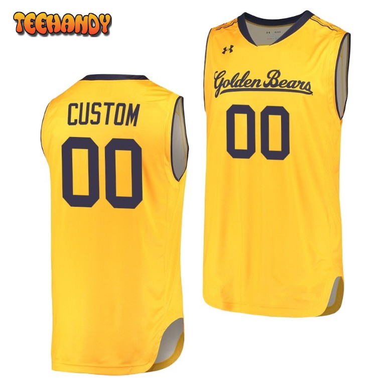 California Golden Bears Custom Gold Replica College Basketball Jersey