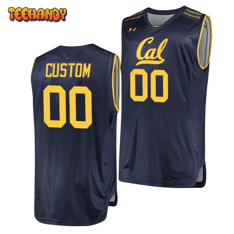 California Golden Bears Custom Navy Replica College Basketball Jersey