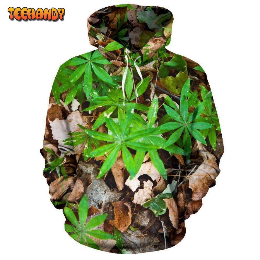 Camouflage Realistic Tree Fresh Print Pullover 3D Hoodie For Men Women