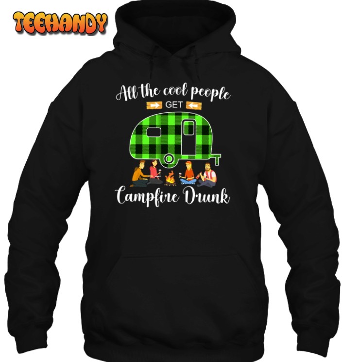 Camping Campfire Drunk 3D Hoodie For Men Women All Over 3D