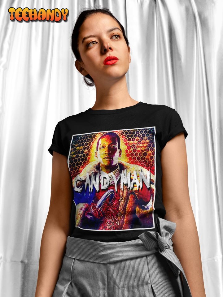 Candyman Movie Poster T Shirt, 90s Horror Movie Graphic T Shirt