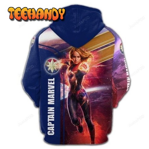 Captain Marvel 3d Hoodie For Men For Women All Over Printed Hoodie