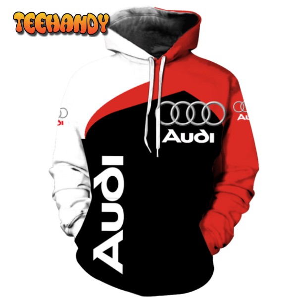 Car Audi Logo Men and Women 3D Hoodie and Zip Hoodie Car Audi