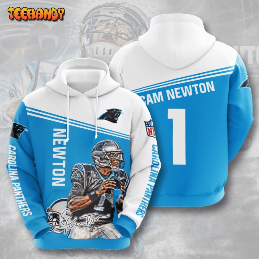 Carolina Panthers Cam Newton 1 3D Hoodie