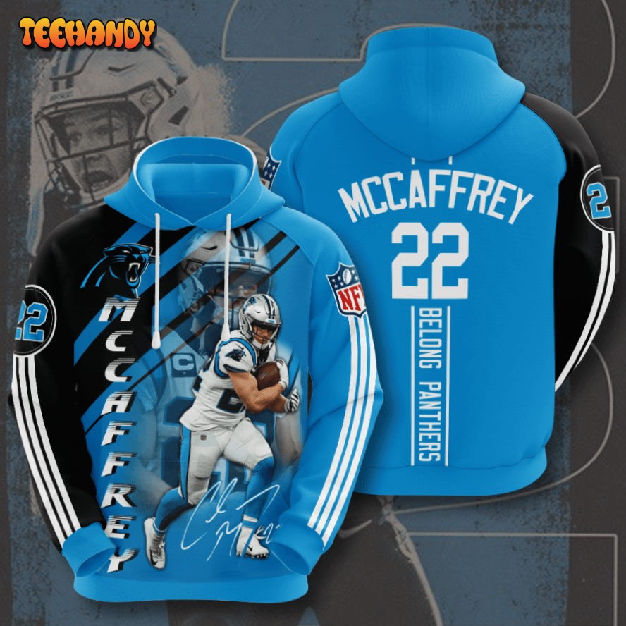 Carolina Panthers Christian Mccaffrey 3D Hoodie For Men For Women