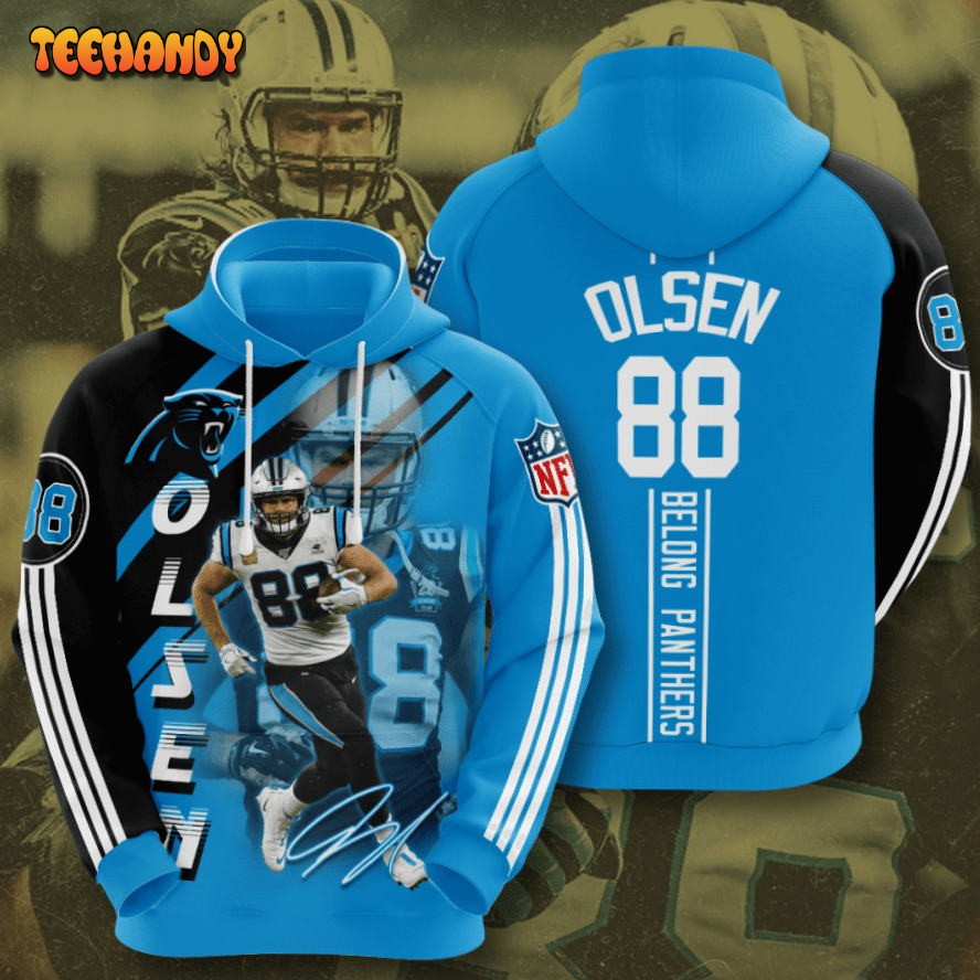 Carolina Panthers Panthers Greg Olsen 3D Hoodie For Men For Women