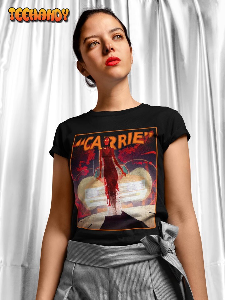 Carrie Shirt, Carrie Movie Poster T-Shirt, Classic Horror Film Shirt