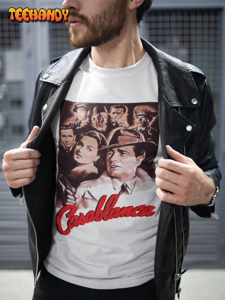 Casablanca Soft T-Shirt, Casablanca Movie Poster Shirt, Classic Movie Shirt