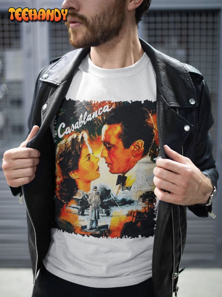 Casablanca Soft T-Shirt, Classic Film Nostalgia Graphic T Shirt