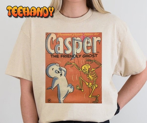 Casper The Friendly Ghost Sweatshirt, Halloween Spooky Fall Autumn Shirt