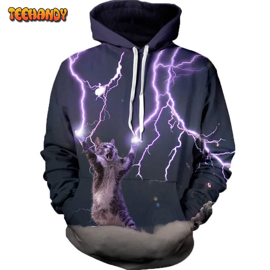 Caster cat 3D 3D Hoodie For Men Women All Over 3D Printed Hoodies