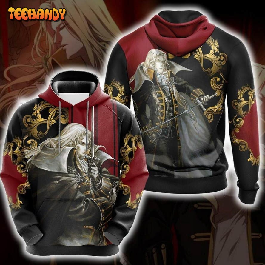 Castlevania-Alucard Unisex 3D Hoodie All Over Print Hoodie