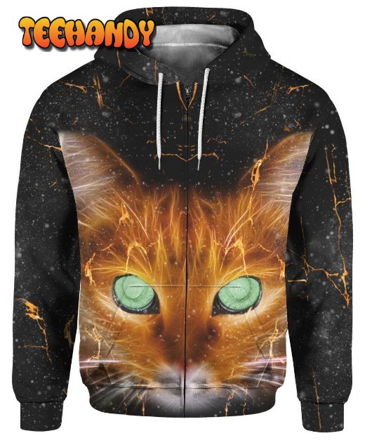 Cat Fire 3D Jip 3D Hoodie For Men Women All Over 3D Printed Hoodie