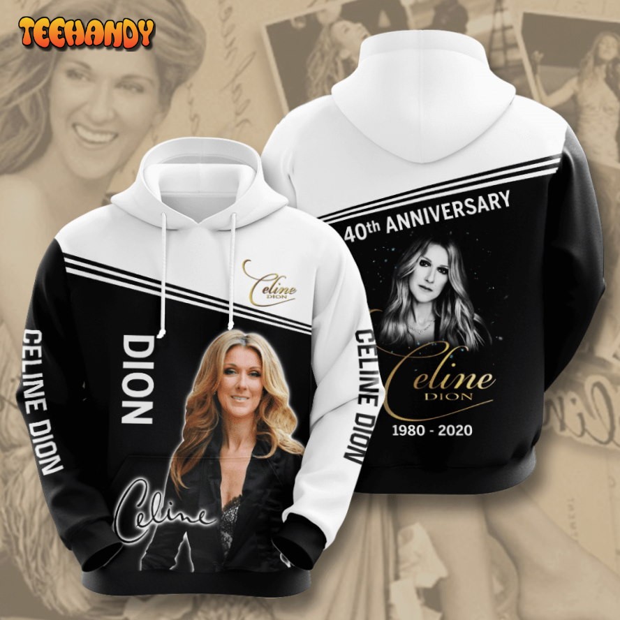 Celine Dion 3D Hoodie